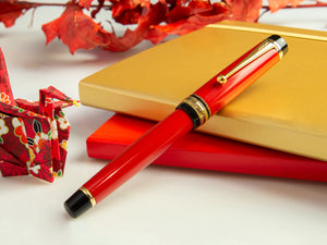 Stylo Plume Pilot Custom 845 Red, Laque urushi sur ébonite, FKV-5MR-R