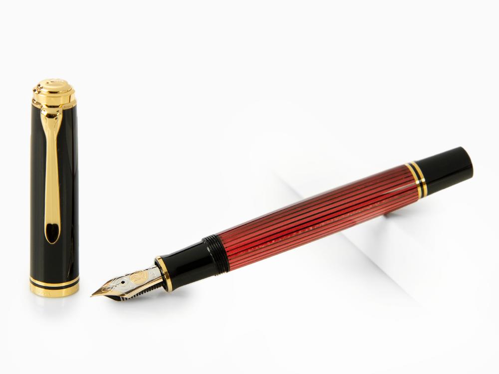 Stylo Plume Pelikan Souverän 800 Black-Red, Résine, 816625