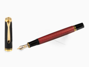 Stylo Plume Pelikan Souverän M400 - Noir-Rouge, 904920