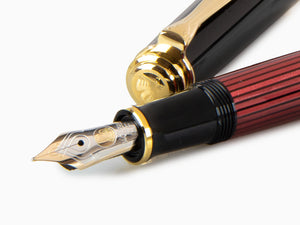 Stylo Plume Pelikan Souverän M400 - Noir-Rouge, 904920