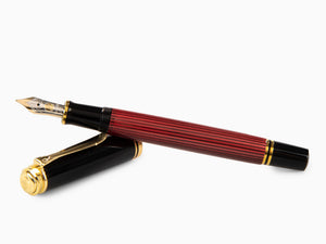 Stylo Plume Pelikan Souverän M400 - Noir-Rouge, 904920