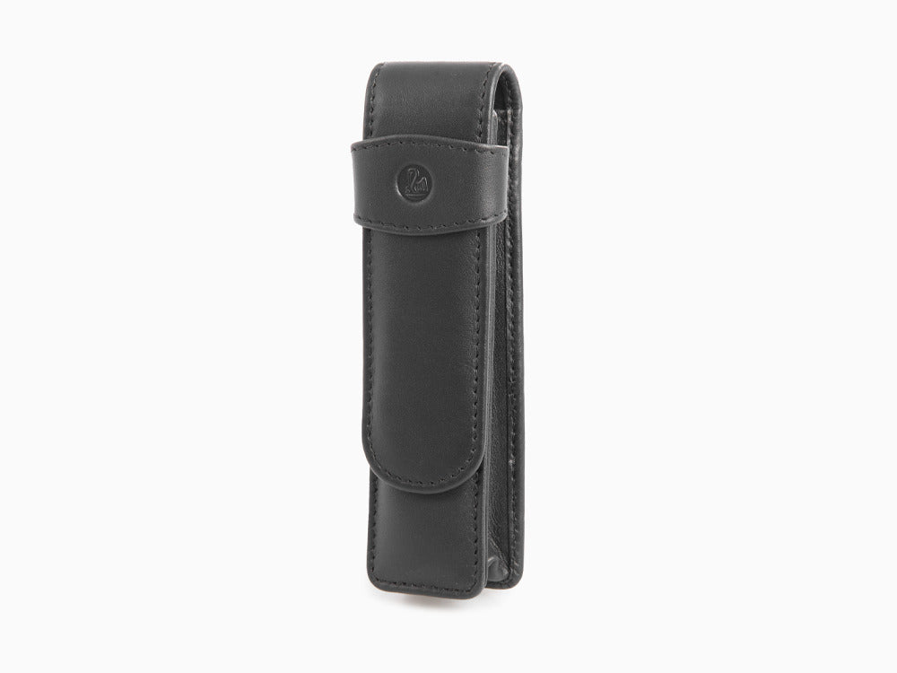 Étui Stylo 2 pièces Pelikan, Cuir, Noir, Doux, 923417