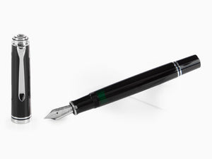 Stylo Plume Pelikan Souverän M 805 Noir-Argenté, 925446