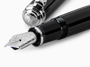 Stylo Plume Pelikan Souverän M 805 Noir-Argenté, 925446