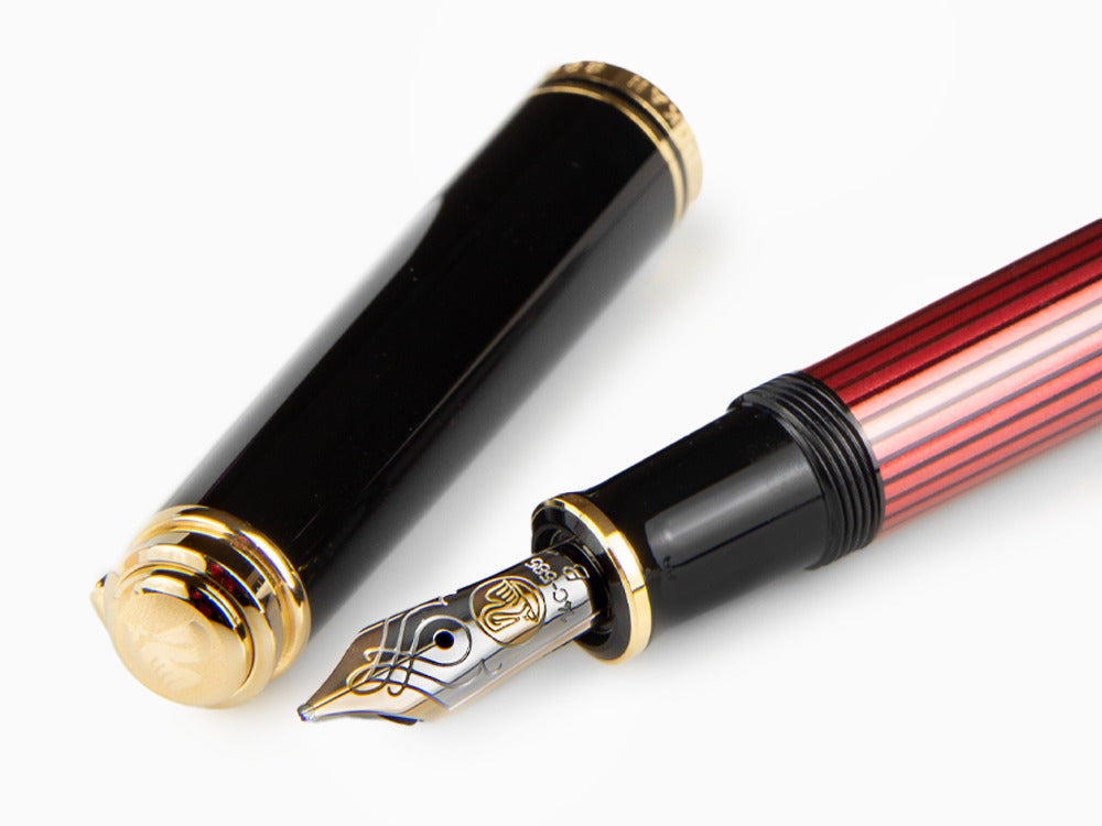 Stylo Plume Pelikan Souverän M 600 - Noir-Rouge, 928697