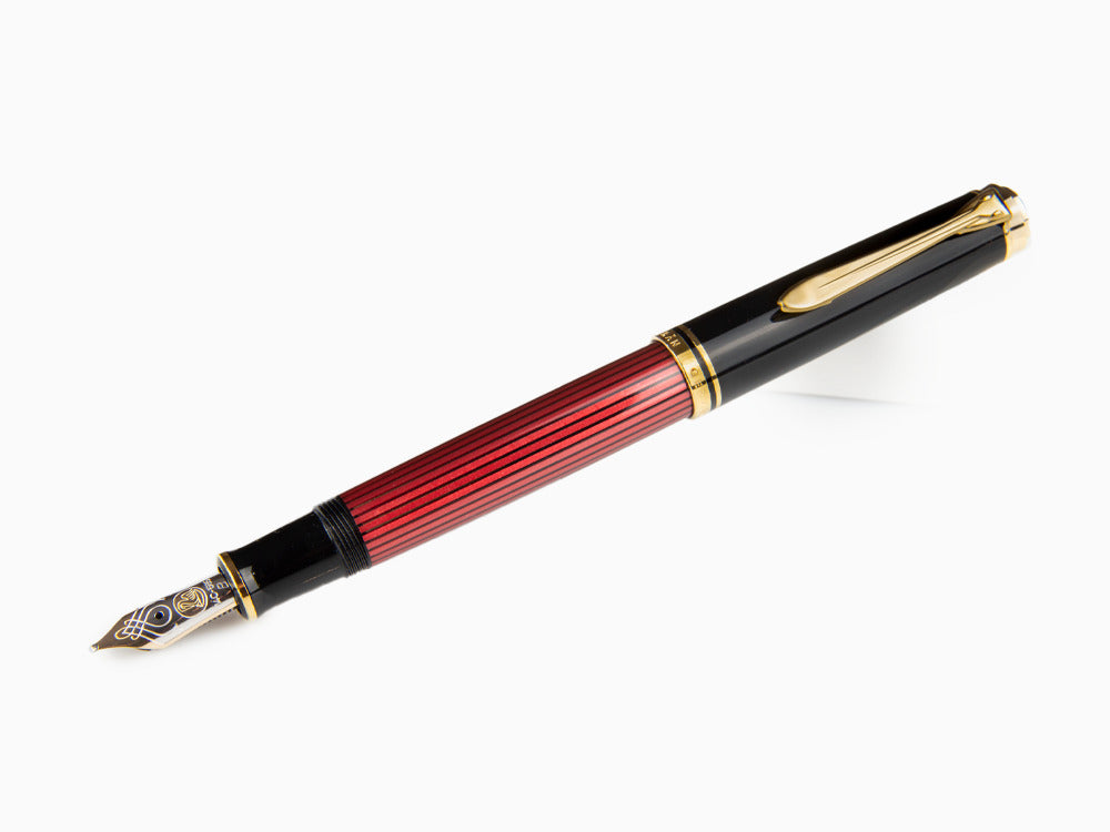 Stylo Plume Pelikan Souverän M 600 - Noir-Rouge, 928697