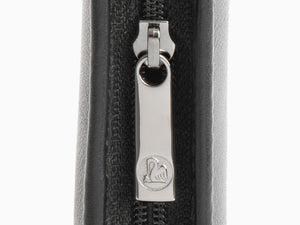 Étui Stylo 2 pièces Pelikan, Cuir Nappa, Noir, Fermeture éclair, 958017