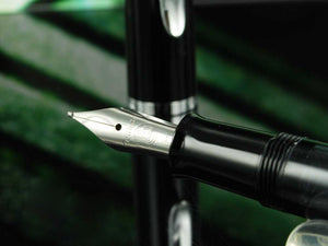 Stylo Plume Pelikan M205, Noir, Attributs chromés, 971986