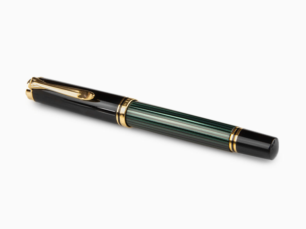 Stylo Roller Pelikan Souverän R400, Noire et Verte, 997494