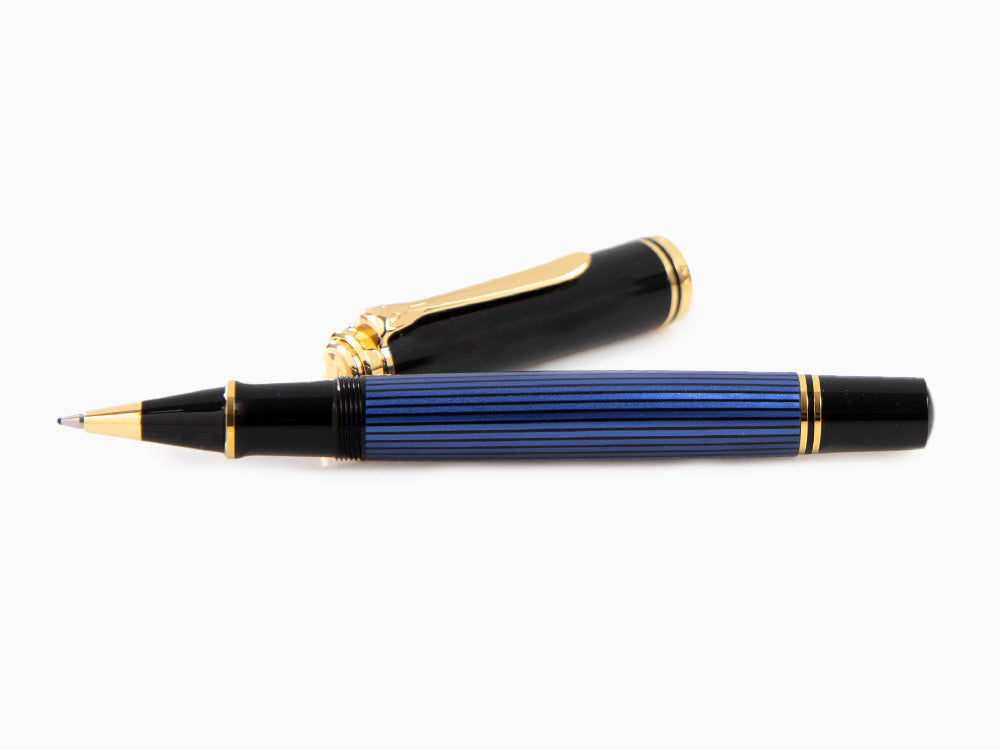 Stylo Roller Pelikan Souverän R800, Noir et Bleu, 997668