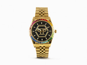 Montre à Quartz Philipp Plein Date Superlative Lady, PVD Or, 38 mm, PW2BA0623