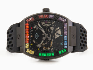 Montre Automatique Philipp Plein The Skeleton, PVD, Noir, 44 mm, PWBAA0621