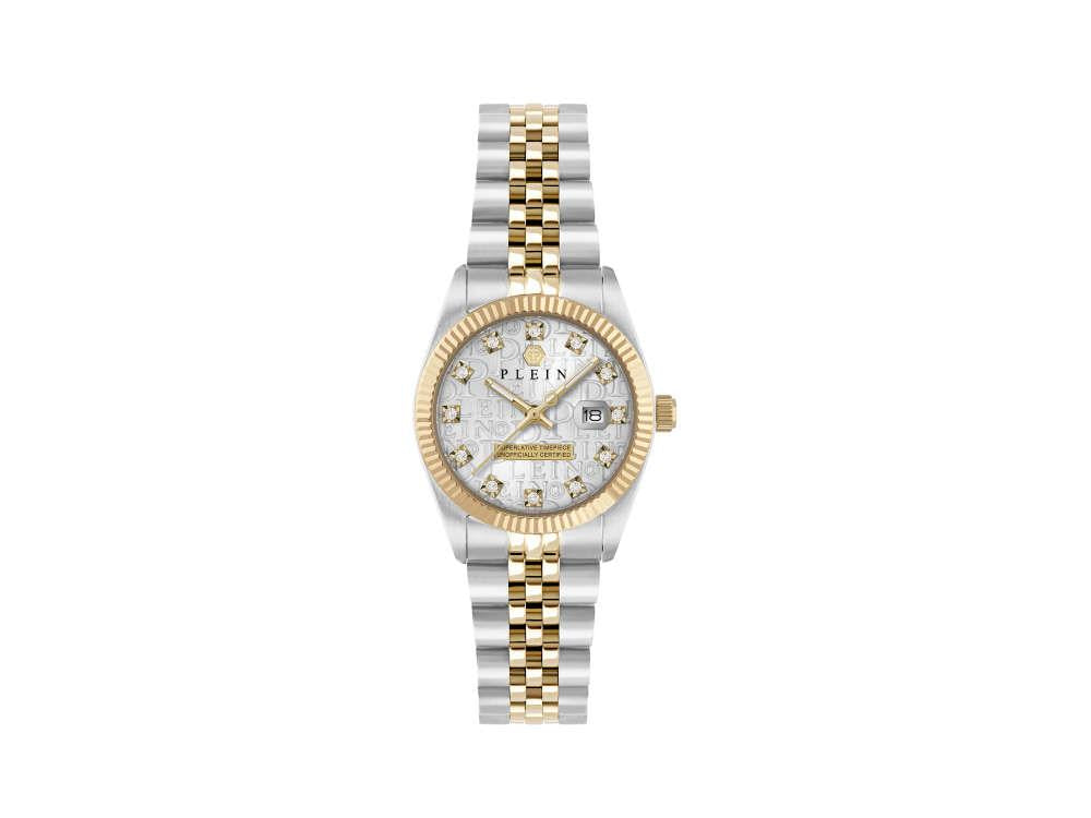 Montre à Quartz Philipp Plein Date Superlative, Gris, 28 mm, PWNFA0425