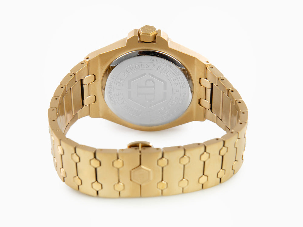 Montre à Quartz Philipp Plein Extreme Gent, PVD Or, Marron, 43 mm, PWPMA0324