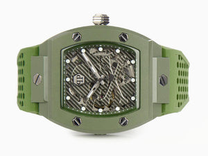 Montre Automatique Philipp Plein The Skeleton Ecoceramic, Vert, 44 mm, PWVBA0223