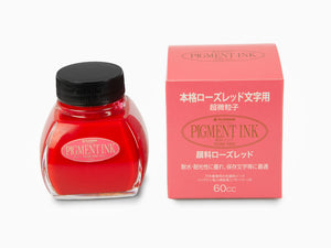 Encrier Platinum, 60ml. Rouge, Encre pigmentée