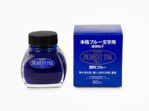 Encrier Platinum, 60ml. Bleu, Encre pigmentée