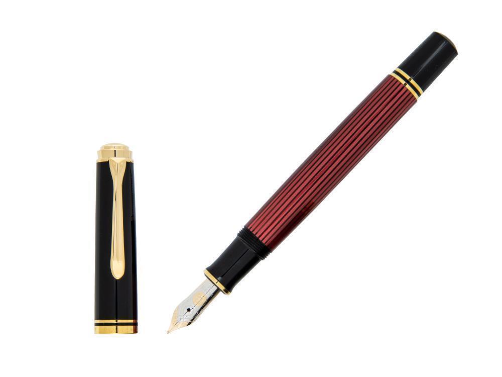 Stylo Plume Pelikan Souverän M 600 - Noir-Rouge, 928697