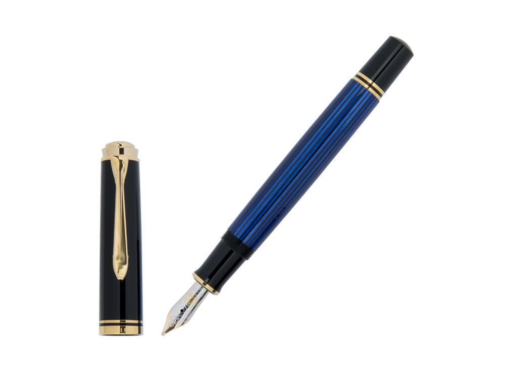 Stylo Plume Pelikan Souverän M 600, Noir-Bleu, 995324