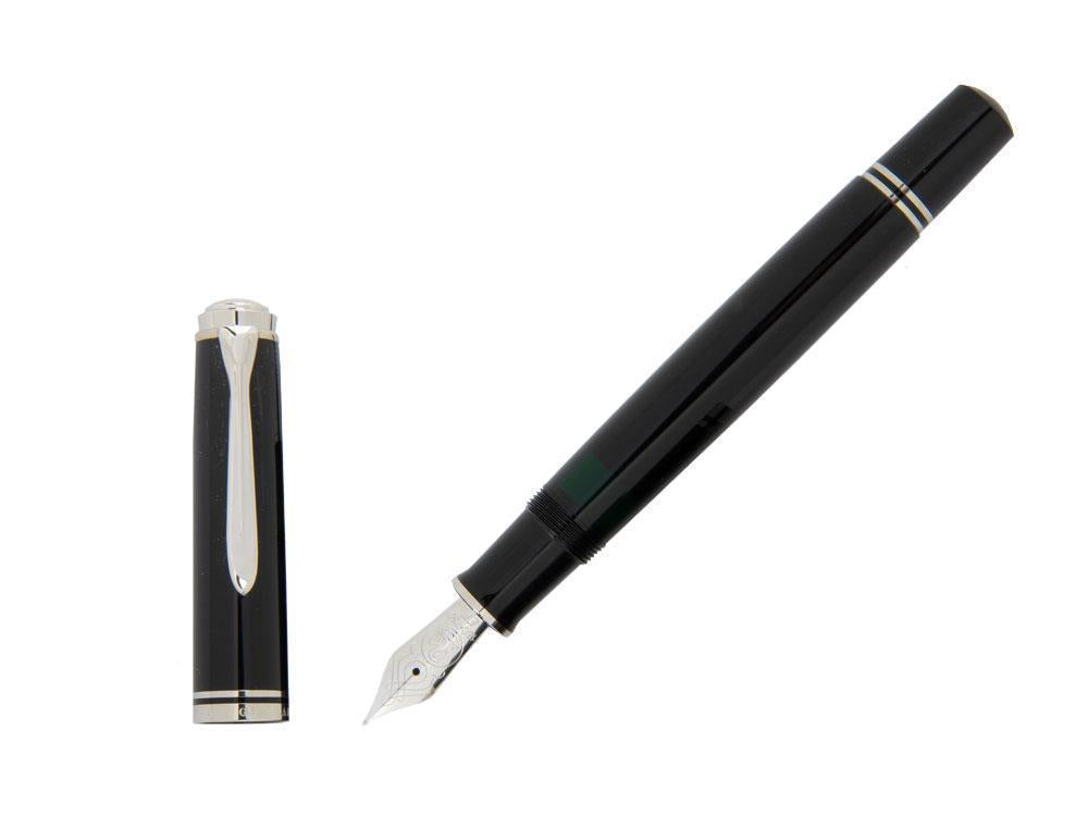 Stylo Plume Pelikan Souverän M 805 Noir-Argenté, 925446