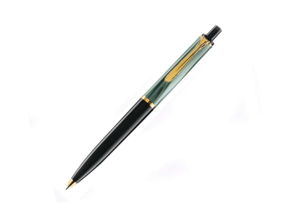 Stylo bille Pelikan K200, Marbre Vert, Attributs or, 996694