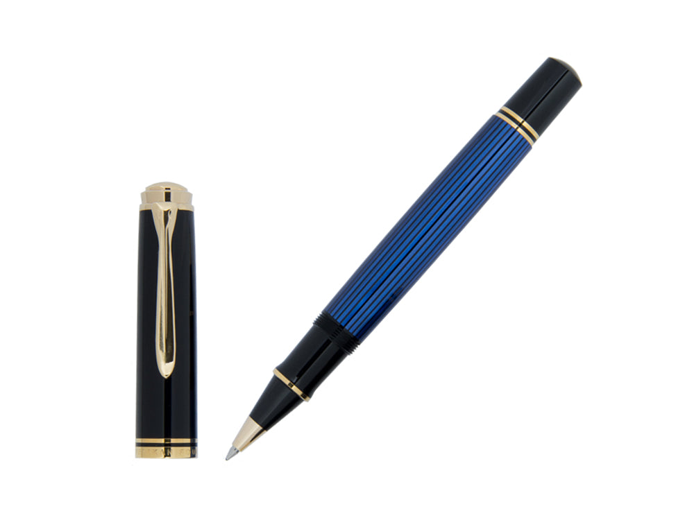 Stylo Roller Pelikan Souverän R800, Noir et Bleu, 997668