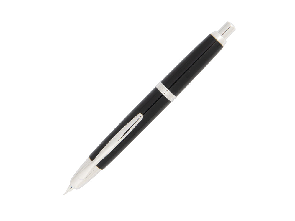 Stylo Plume Pilot Capless, Laque, Attributs Rhodium, Noir