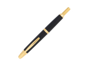 Stylo Plume Pilot Capless Noir, Or, FK-1500-AU-BLACK