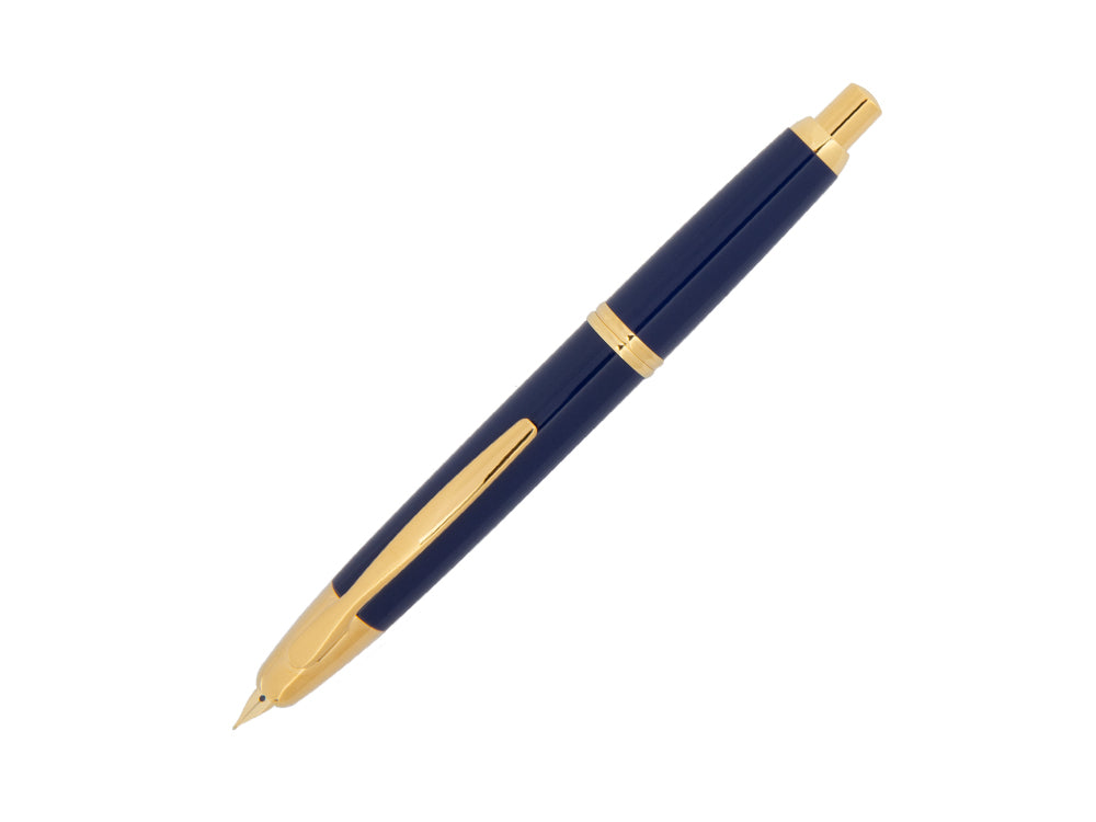 Stylo Plume Pilot Capless, Laque, Bleu, Or, FK-1500-AU-BLUE