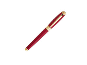 Roller S.T. Dupont Line D, Laque, Rouge, Attributs or, 412108L