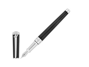 Stylo Plume S.T. Dupont Sword, Laque, Attributs Palladium, Noir, 290102