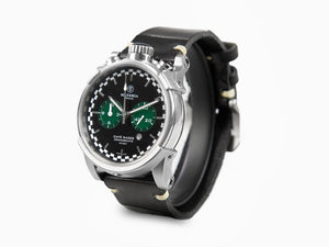 Montre à Quartz Scuderia Café Racer, Noir, 44 mm, Edition Limitée, CS10162/LE