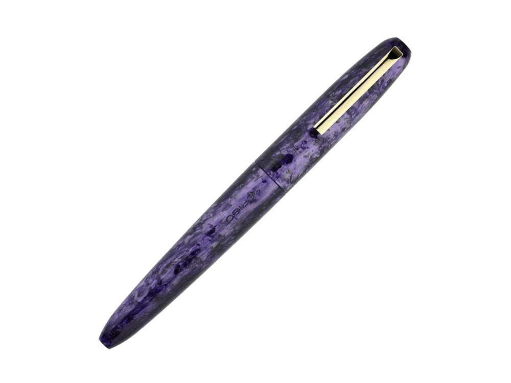 Stylo Plume Scribo Piuma Ametista, 14K, Edition Limitée, PIUFP14YG1403