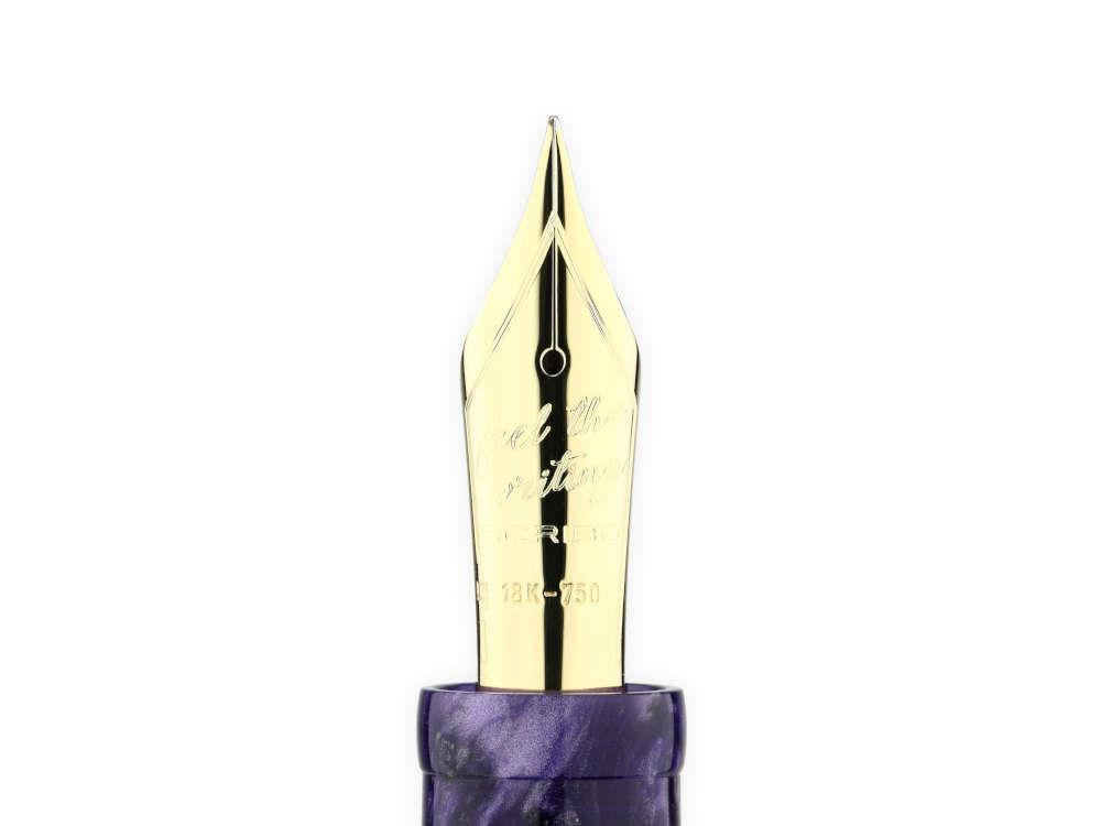 Stylo Plume Scribo Piuma Ametista, 14K, Edition Limitée, PIUFP14YG1403