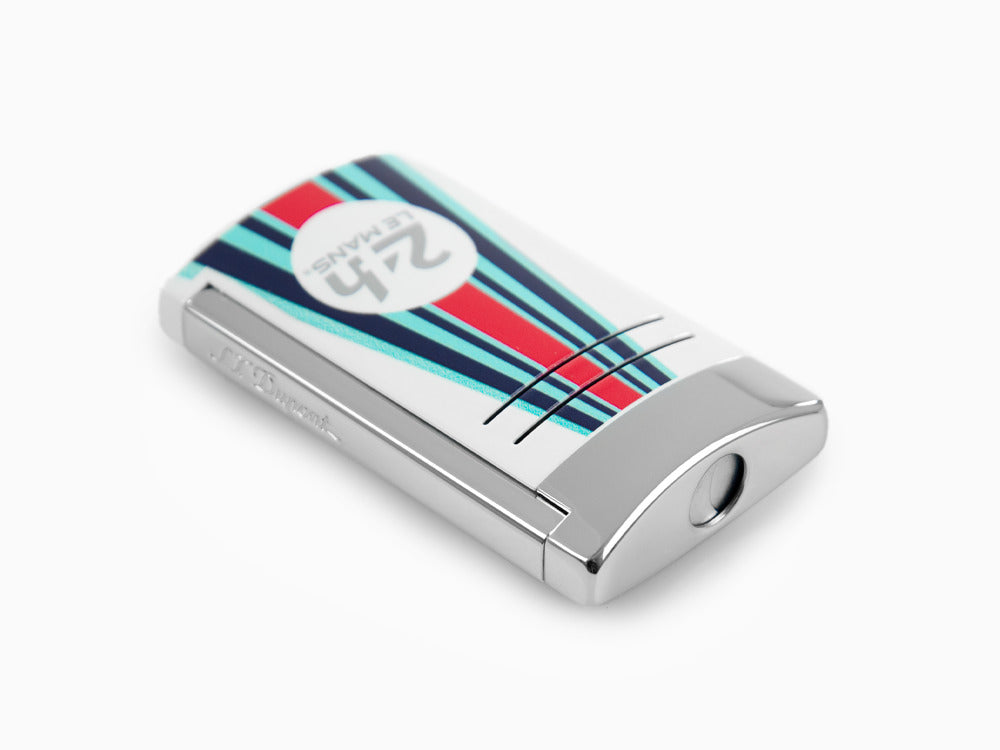 Briquet S.T. Dupont 24H Du Mans Maxijet, Palladium, Blanc, 020088