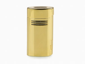 Briquet S.T. Dupont Megajet Golden, Métal, Plaqué or, Doré, 020816