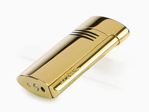 Briquet S.T. Dupont Megajet Golden, Métal, Plaqué or, Doré, 020816