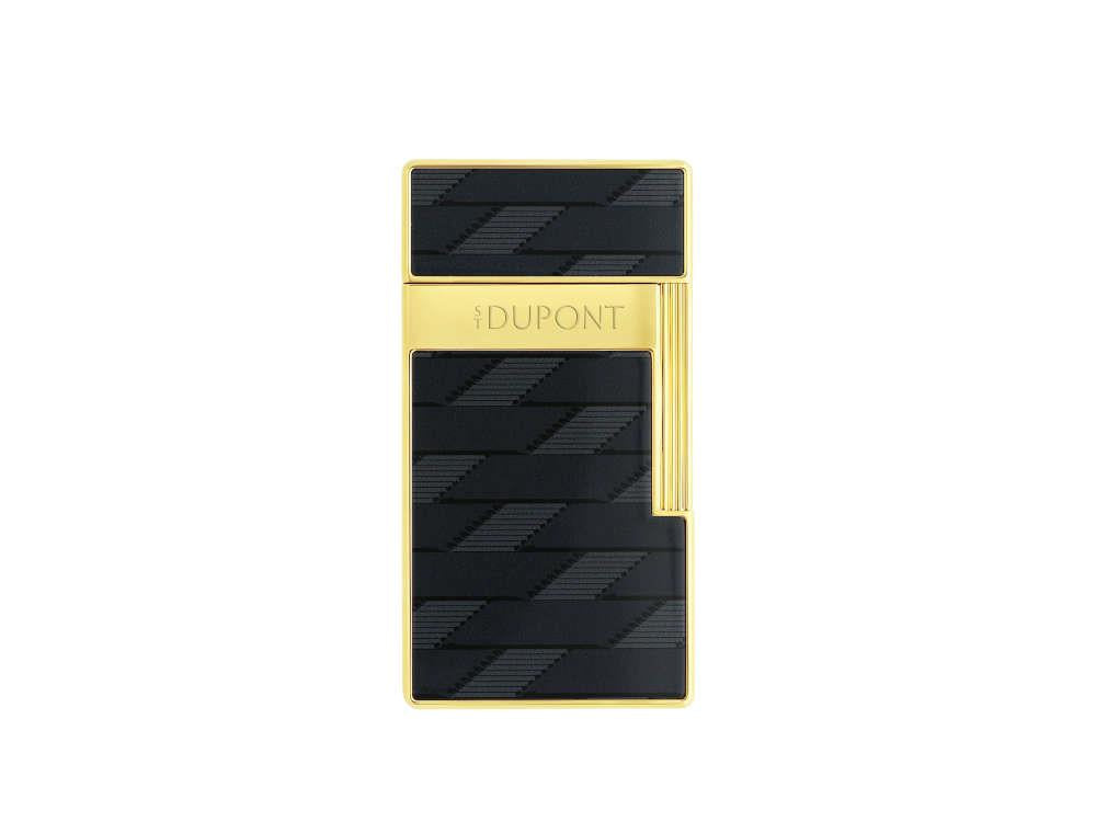 Briquet S.T. Dupont Biggy Monogram 1872, Noir, Édition Limitée, 025079