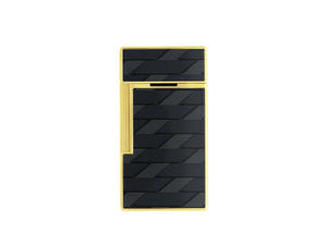 Briquet S.T. Dupont Biggy Monogram 1872, Noir, Édition Limitée, 025079