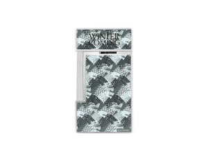 Briquet S.T. Dupont Game of Thrones Slimmy, Gris, Édition Limitée, 028113