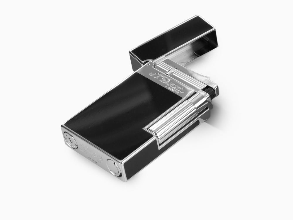 Briquet S.T. Dupont Ligne 2, Laque, Attributs Palladium, Noir, 016296