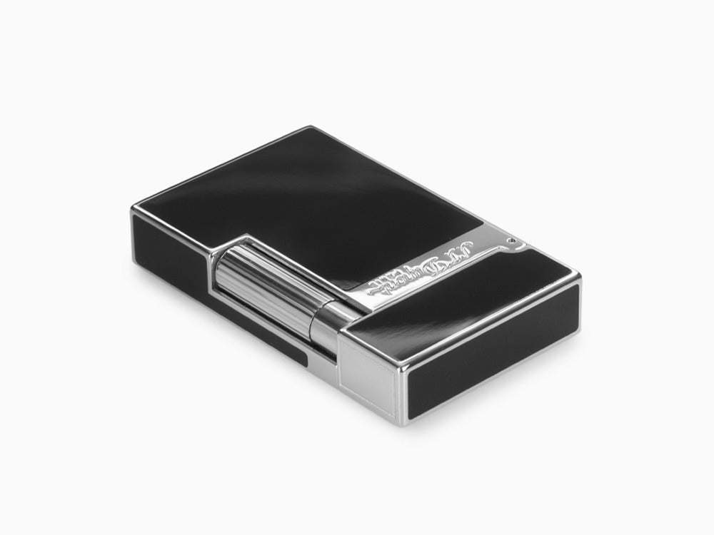 Briquet S.T. Dupont Ligne 2, Laque, Attributs Palladium, Noir, 016296