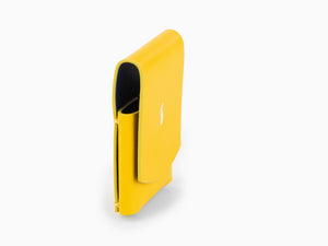 Étui Briquet S.T. Dupont Minijet, Cuir, Doux, Jaune, 183053