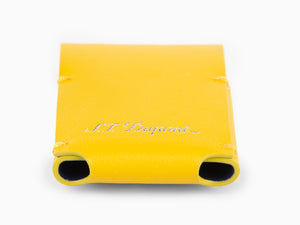 Étui Briquet S.T. Dupont Minijet, Cuir, Doux, Jaune, 183053