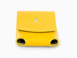 Étui Briquet S.T. Dupont Minijet, Cuir, Doux, Jaune, 183053