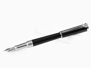 Stylo Plume S.T. Dupont Sword, Laque, Attributs Palladium, Noir, 290102