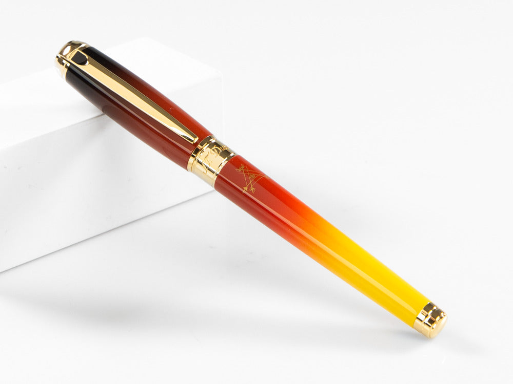 Stylo Plume S.T. Dupont Line D Montecristo, Le Crépuscule, Or, 410136L