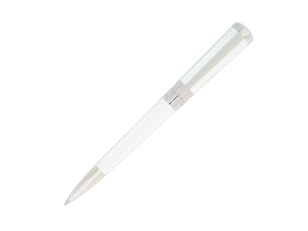 Stylo bille S.T. Dupont Liberté, Palladium, Blanc 465600