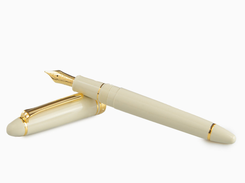 Stylo Plume Sailor 1911 Standard Series, Résine, Ivory, Or, 11-1219-417