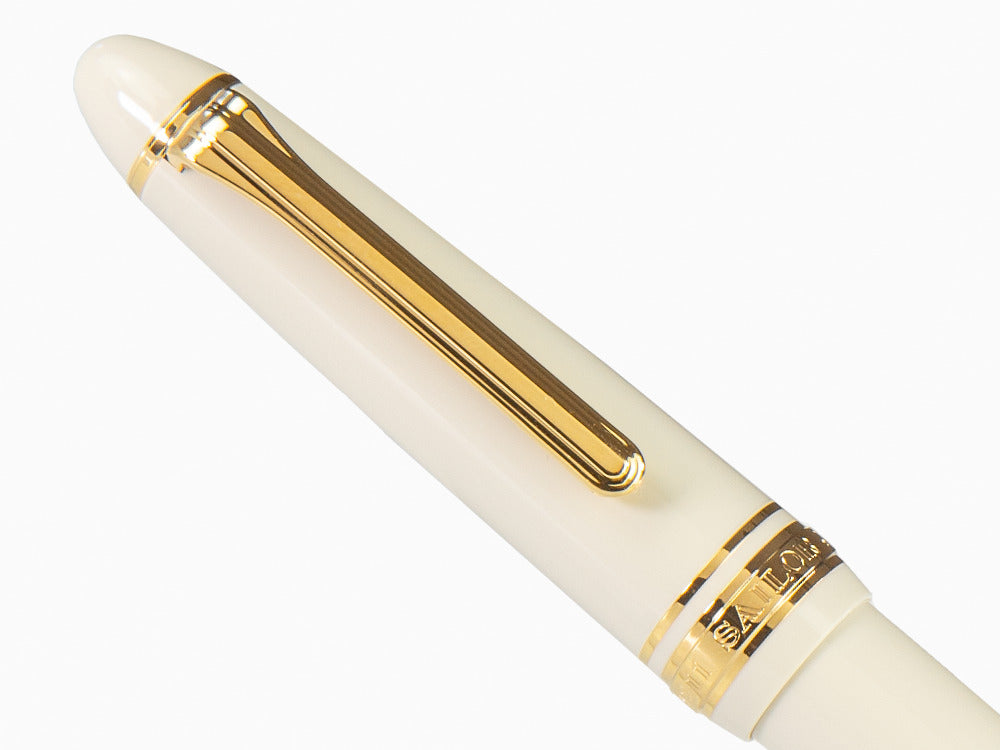 Stylo Plume Sailor 1911 Standard Series, Résine, Ivory, Or, 11-1219-417